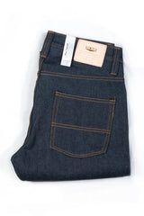 Big John Faux Slub Slim Selvedge 100% Cotton Sanforized 14.5 oz Indigo Dyed Denim Jeans Made in Japan