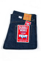 Dubbleworks Straight 331-OW Selvedge 100% Cotton Sanforized Indigo Dyed 14.5 oz Denim Jeans Made in Japan