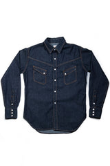  TCB Ranchman Denim Western Shirt 100% Cotton 8.5 oz Made in Japan