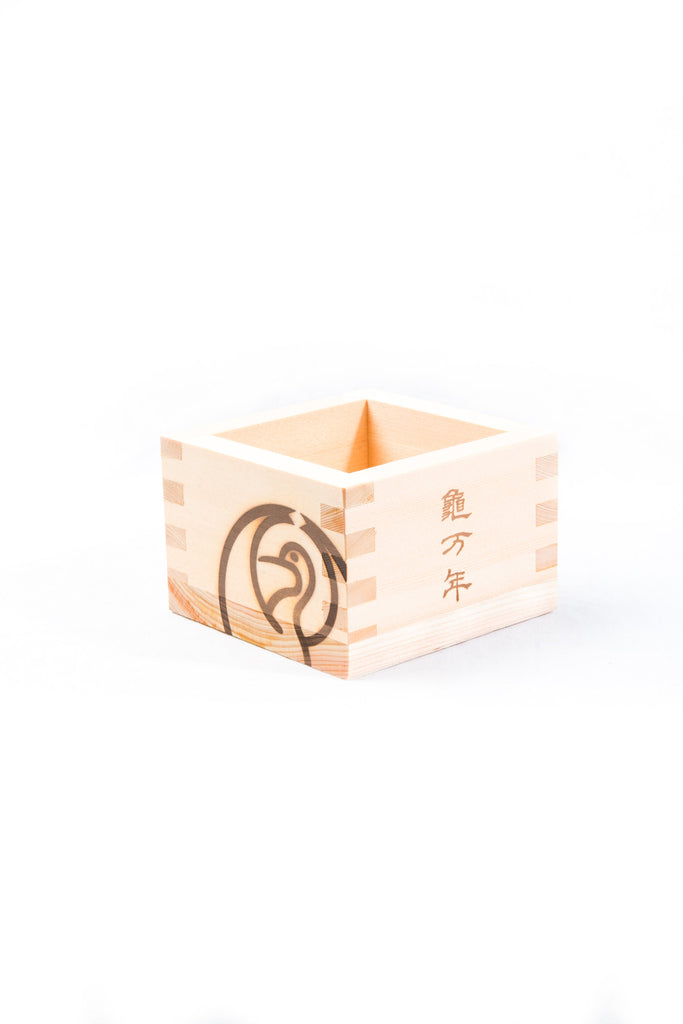 Kyo-Gen Kamon Maspeaker Sake Masu Cypress Wood Tsurumi Shoryu Hatoba Made in Japan Homeware The Miyamoto Division