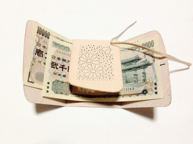 Nishimura Folding Wallet Yuzen Chokoku Leather  Nishimura Takeshi Made in Japan Accessory The Miyamoto Division
